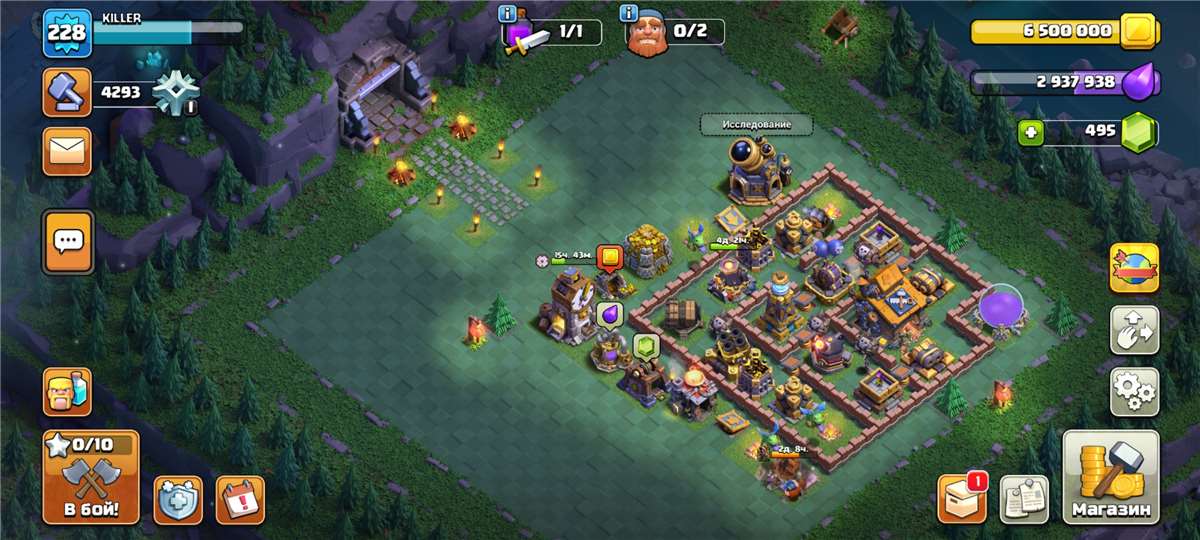 Скриншоты к игре Clash of Clans продажа аккаунта к игре Clash of Clans